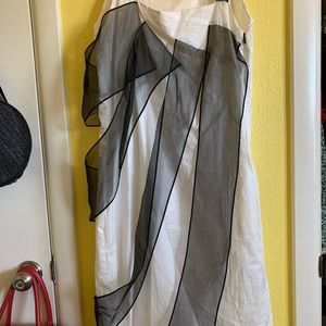 SKFK black and white a-symmetrical dress